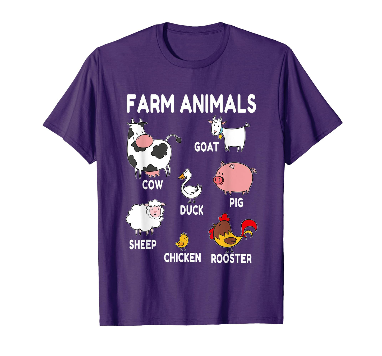 Funny Farm Animals Toddler T-Shirt