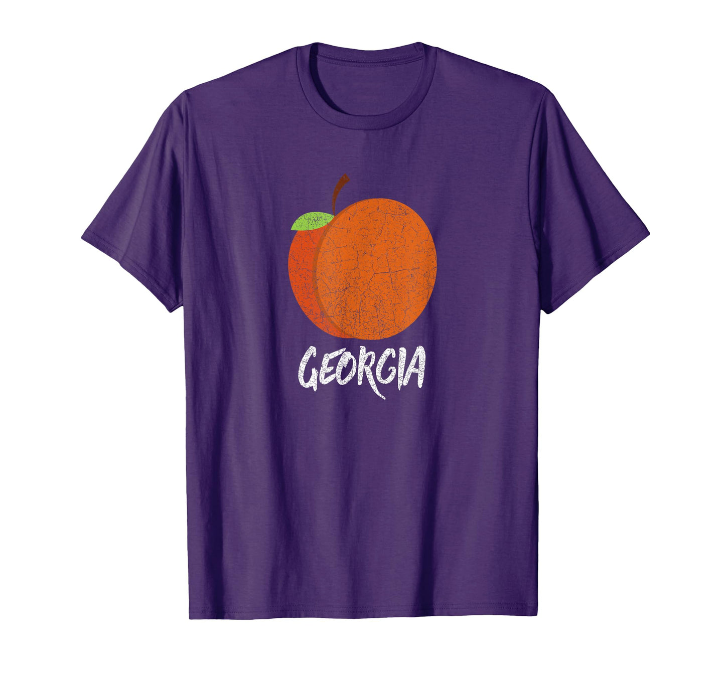 Vintage State of Georgia T-shirt Peach T-Shirt