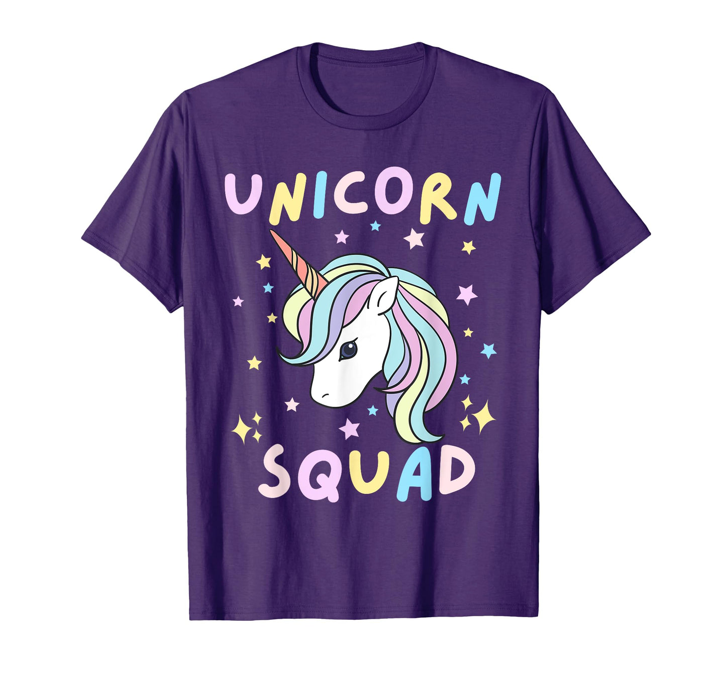 Unicorn Squad Cute Rainbow Lover Family Birthday Girls Party T-Shirt