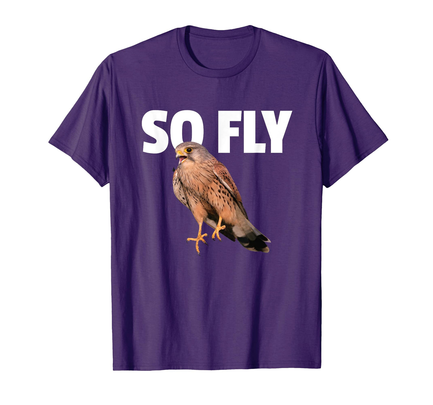 Kestrel Falcon Bird TShirt Birdwatching Gift So Fly T-Shirt