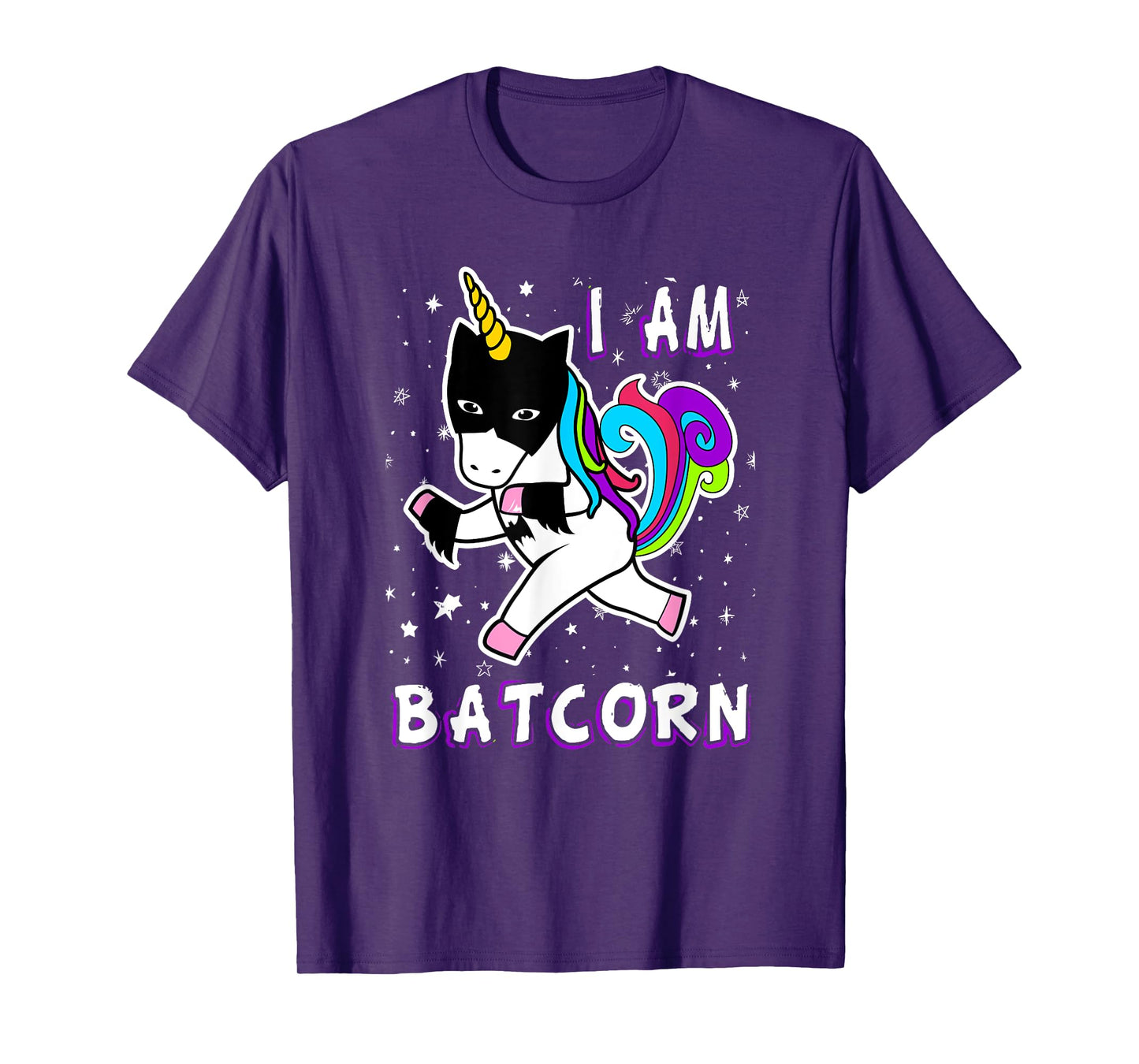 I Am Batcorn Bat Unicorn Superhero Costume T-Shirt T-Shirt