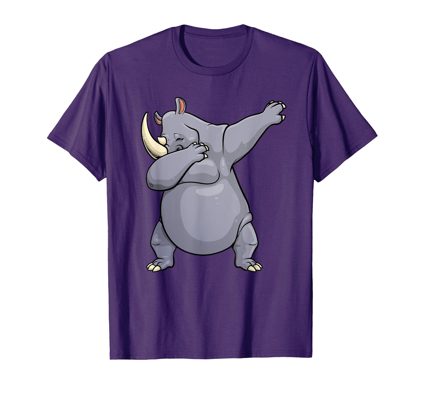 Funny Dabbing Rhinoceros Design For Men Women Rhino Lovers T-Shirt