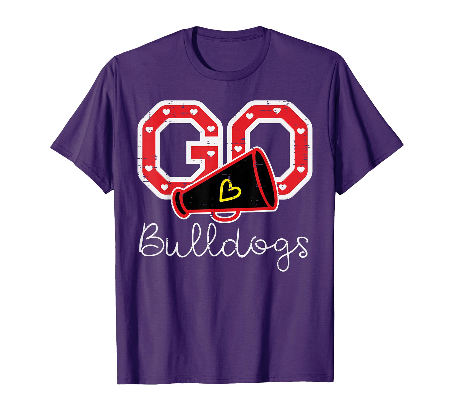 Go Bulldog Men Kids Boys Women Girls Youth Teen T-Shirt