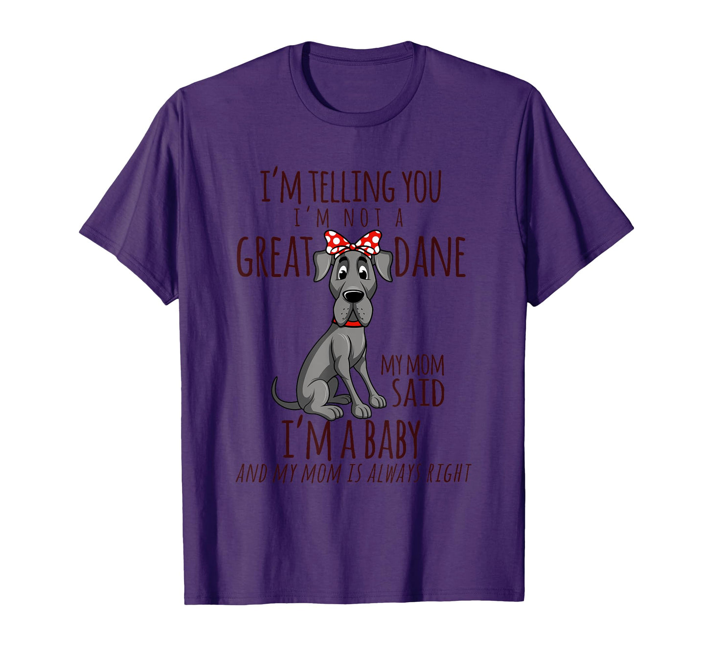 Funny Great Dane Dog Owner Pet Lover Puppy Women Kids Gift T-Shirt