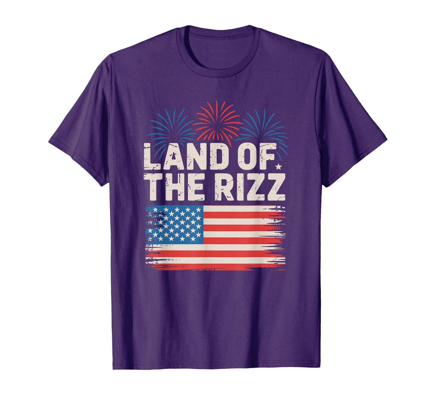 Land Of The Rizz 4th Of July T-Shirt
