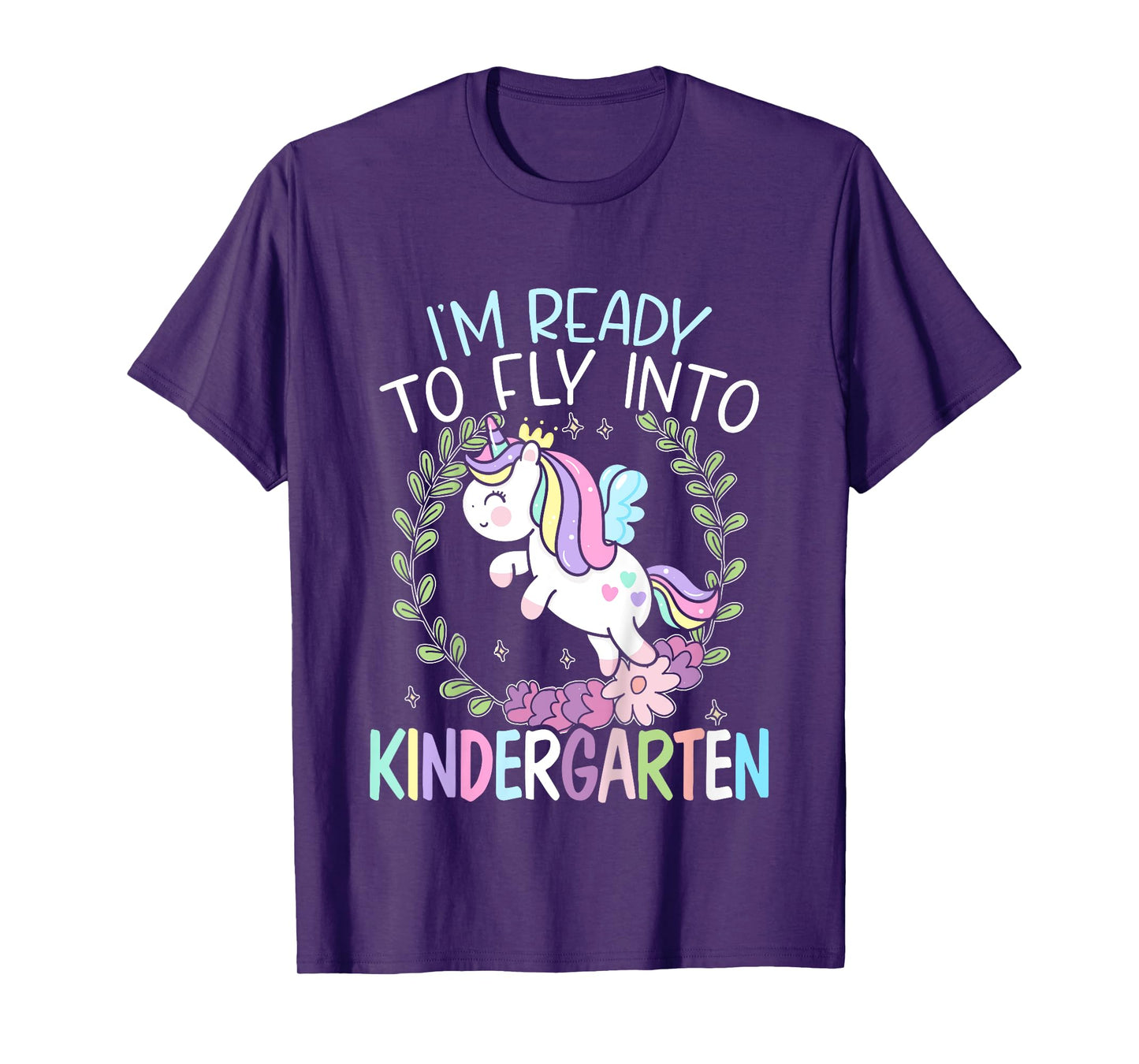 Kids I'm Ready To Fly Into Kindergarten First Day Of School T-Shirt