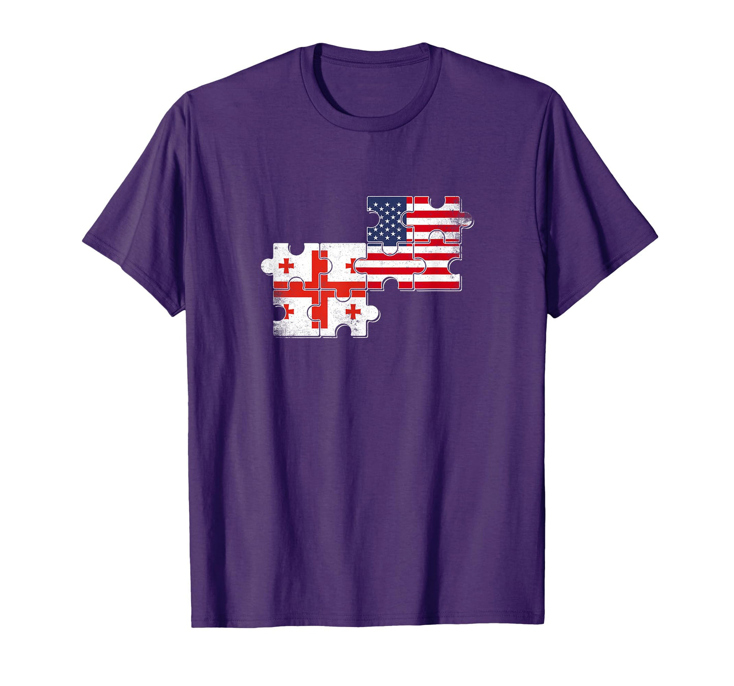 Georgia USA Vintage Flag Georgian American T-Shirt