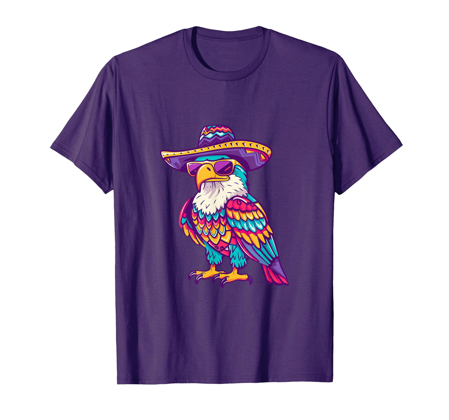 Party Eagle With Sombrero | Mexico T-Shirt