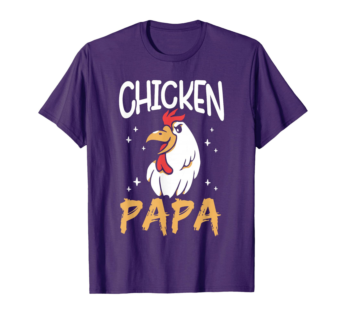 Chicken Papa Keeper Poultry Chickens Rooster Chicken Dad T-Shirt