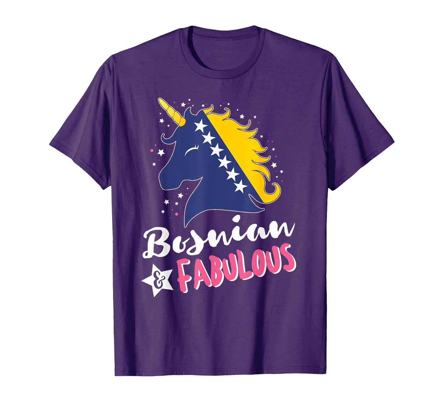 Bosnian Unicorn Bosnia and Herzegovina Flag T-Shirt