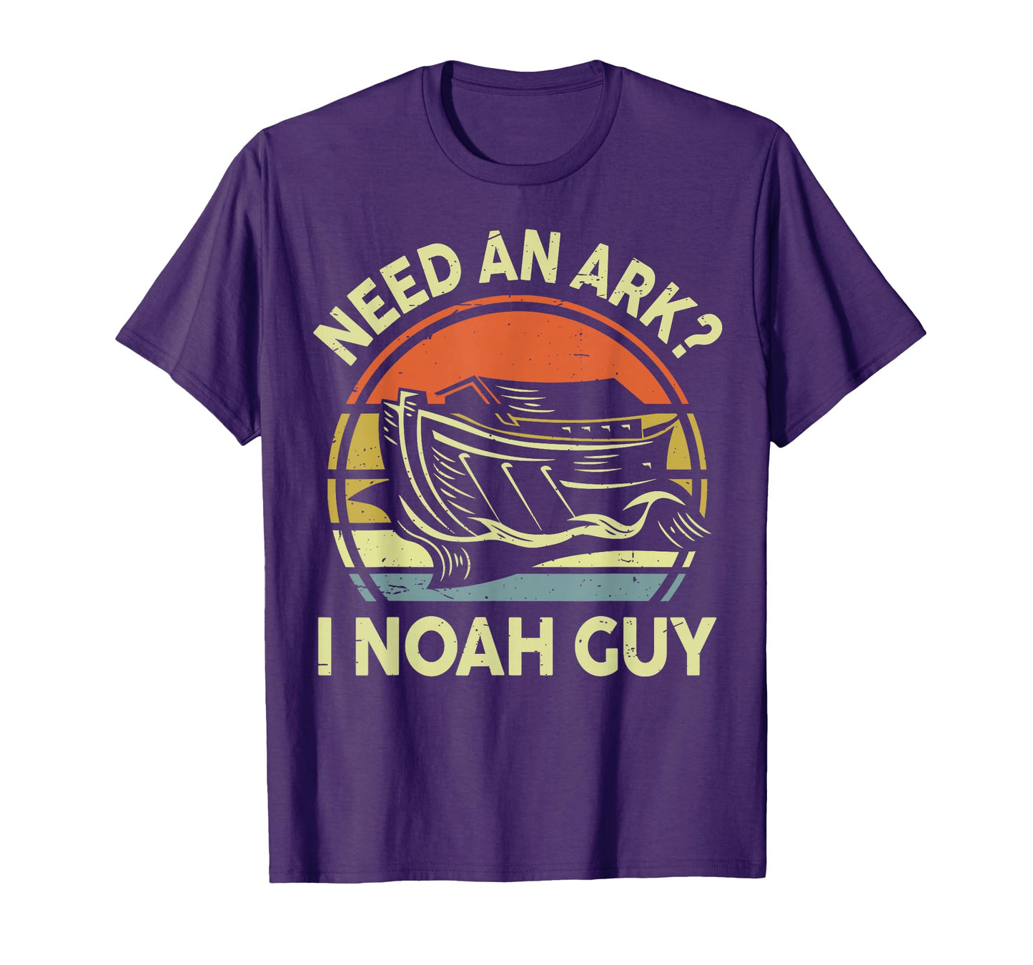 Need an Ark I Noah Guy Funny Christian Boy Humor Bible Verse T-Shirt