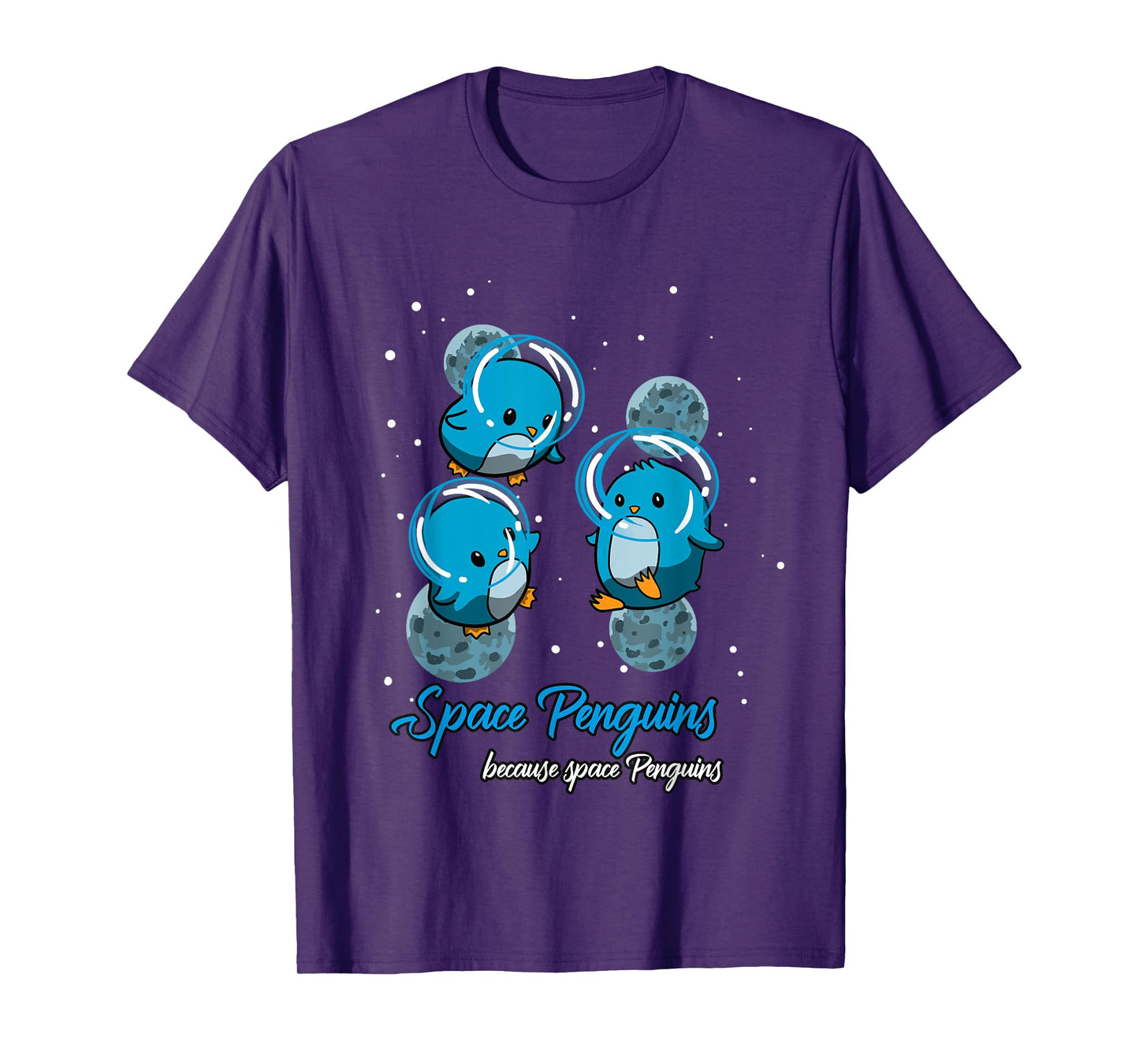 Space Penguins | Funny Astronaut Penguin T-Shirt