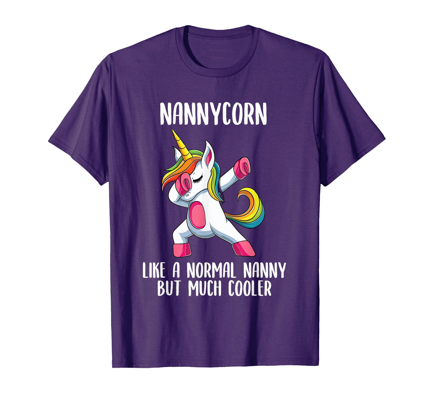 Unicorn Nanny Girl Birthday Party Apparel, Italian NannyCorn T-Shirt