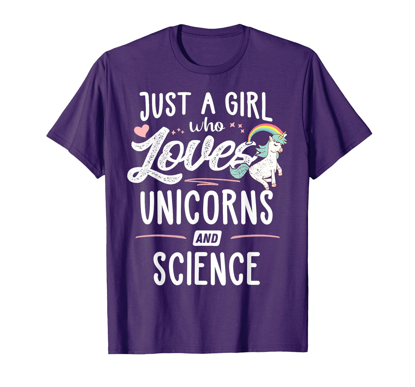 Just A Girl Who Loves Unicorns And Science Gift Women T-Shirt