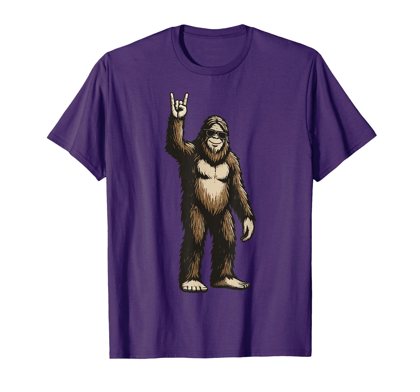 Bigfoot Rock Sunglasses T-Shirt