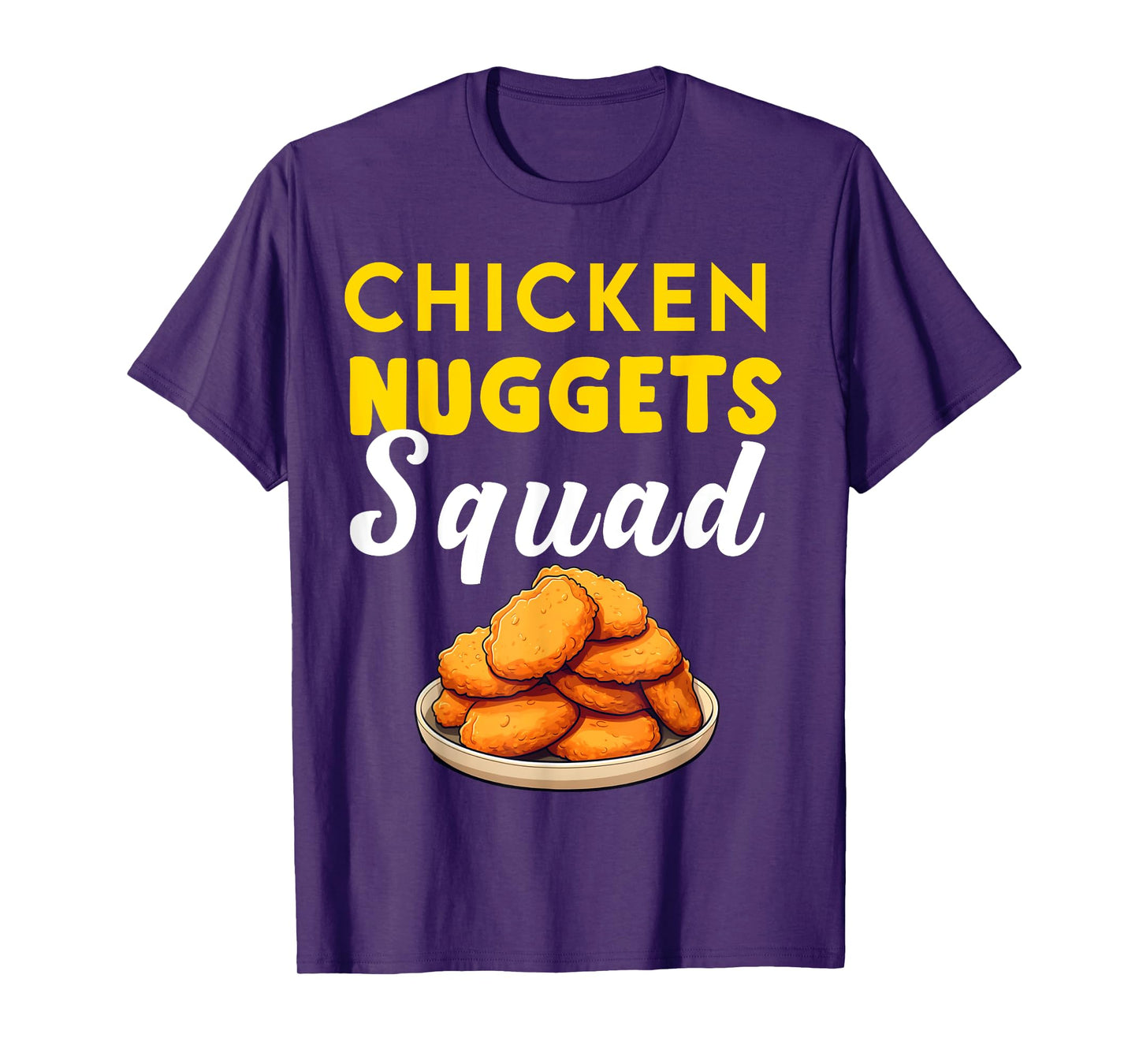 Funny Chicken Nuggets Squad Men Women Kids Nug Girls Boys T-Shirt