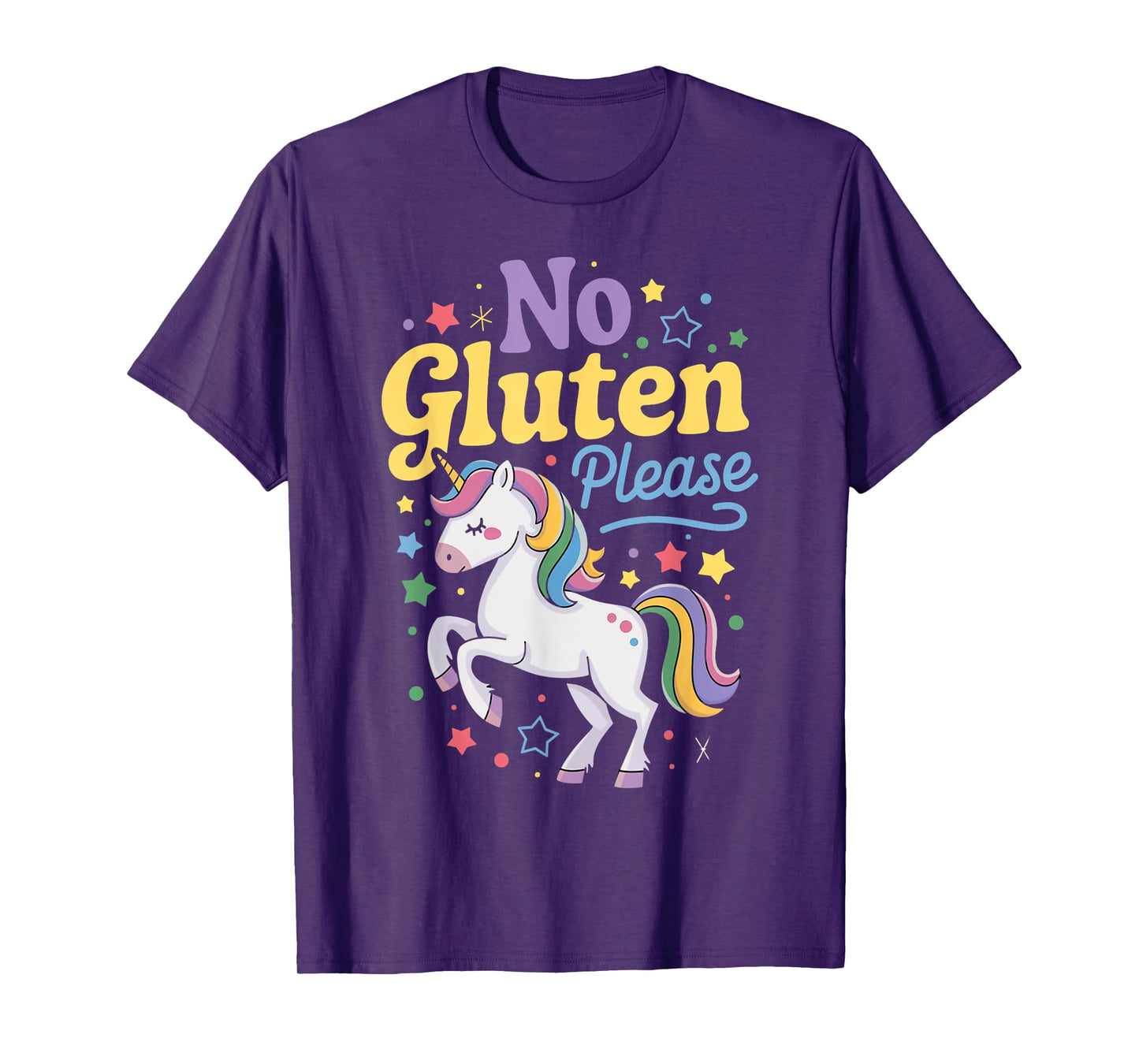 No Gluten Please Wheat Allergy Celiac Disease Gluten Free T-Shirt