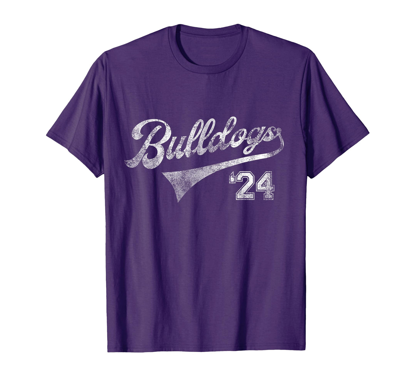 Bulldogs 2024 School Sports Fan Team Spirit Mascot Vintage T-Shirt
