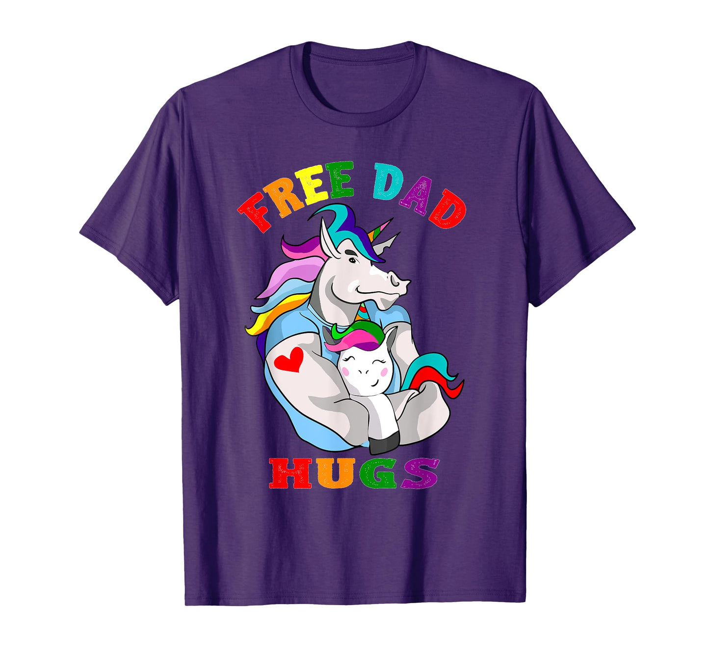 Free Dad Hugs LGBT Gay Pride T-Shirt
