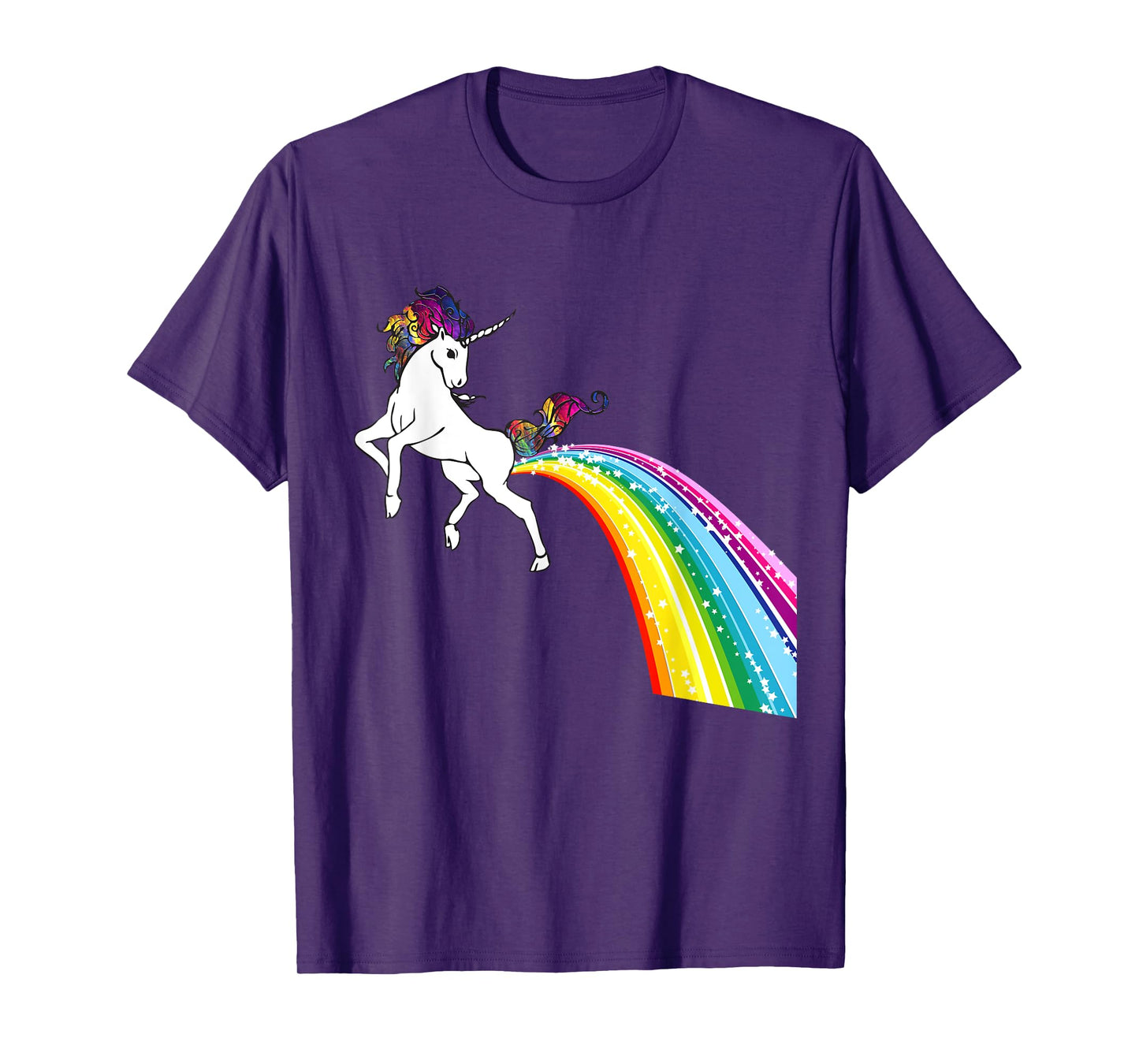 Unicorn Rainbow Poop Shirt - Bottom wiping unicorn T-Shirt