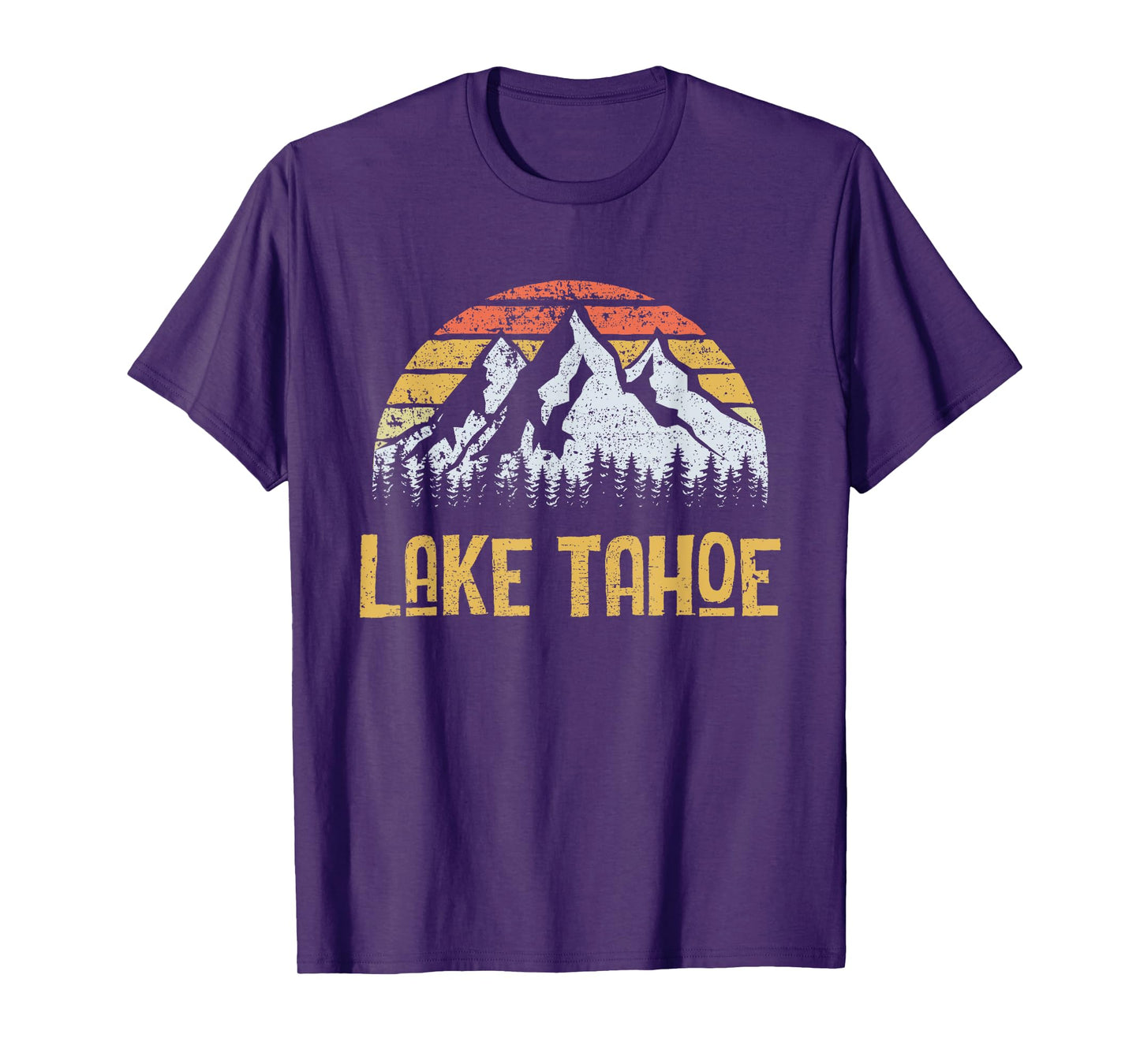 Vintage Retro Lake Tahoe California Nevada T Shirt T-Shirt