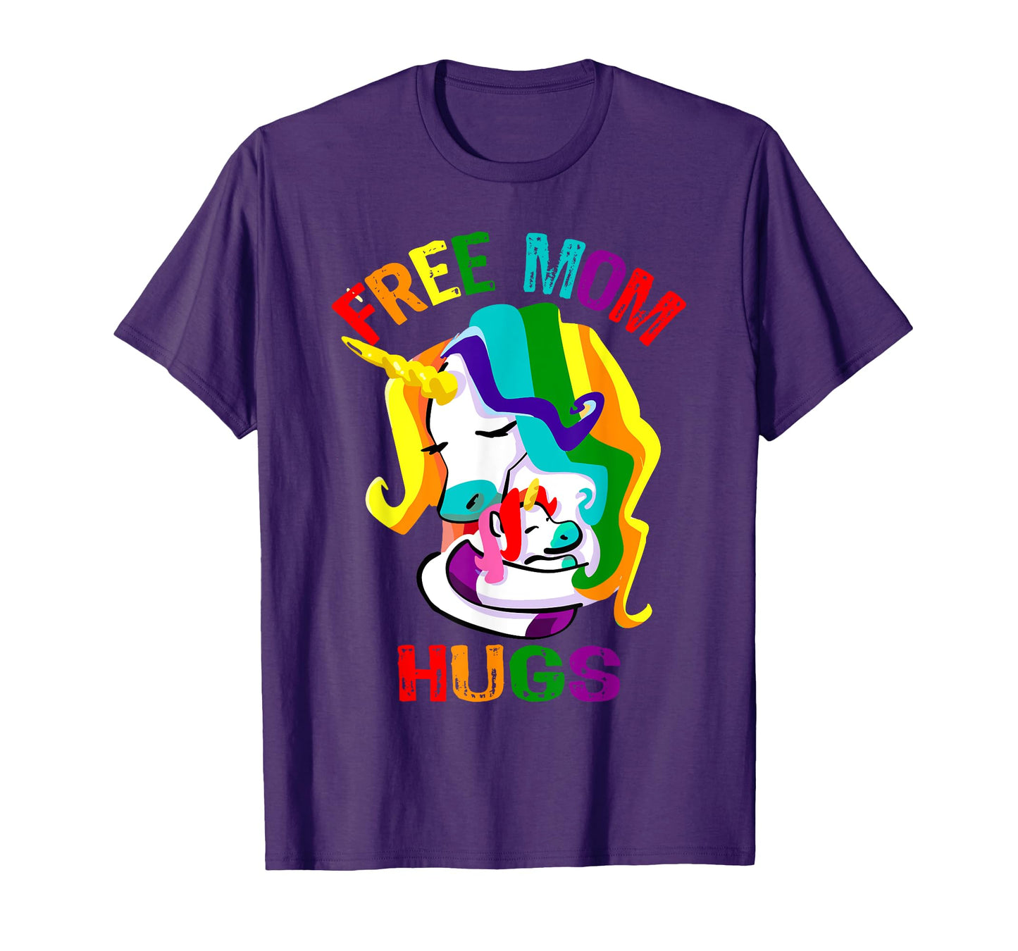 Free Mom Hugs LGBT Gay Pride T-Shirt