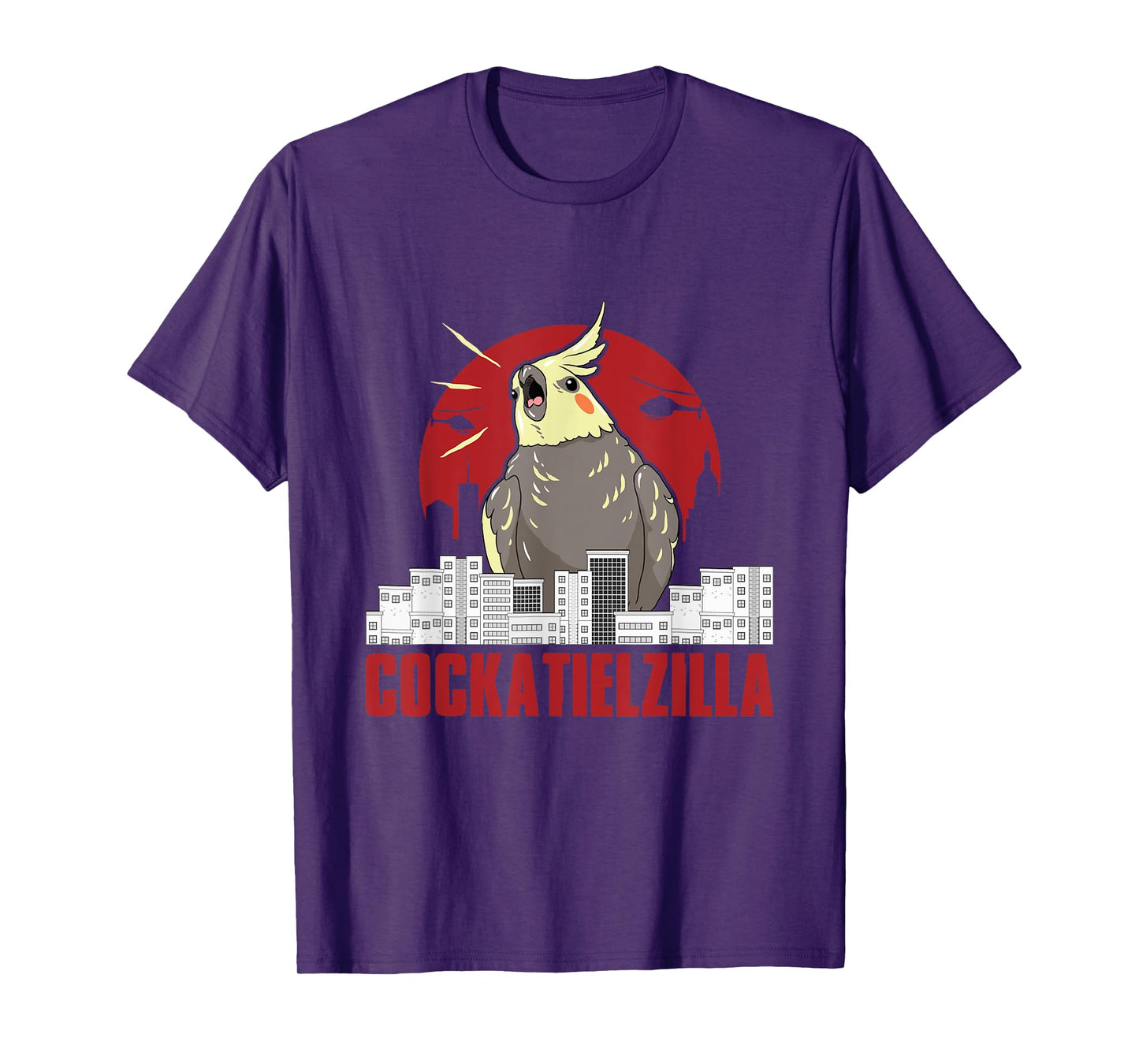 Cute cockatiel parrot, Cockatielzilla funny gifts T-Shirt