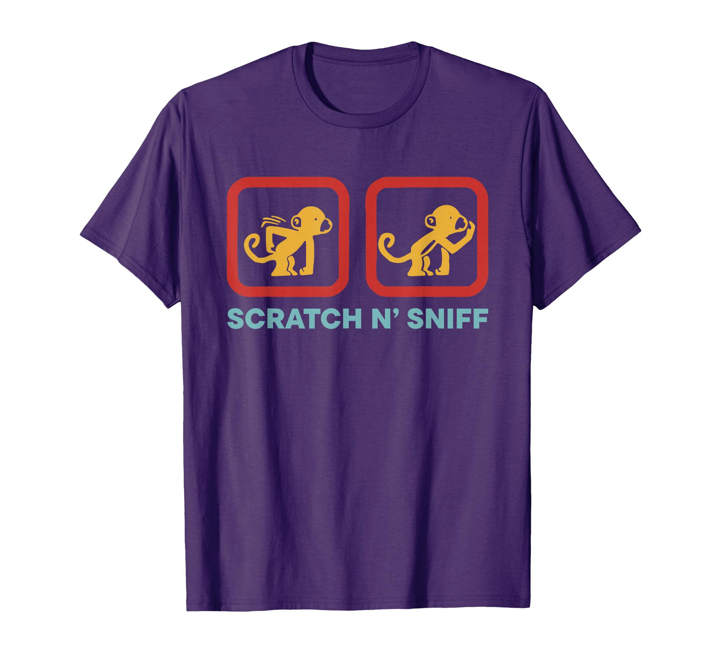 Scratch N’ Sniff Monkey Humor T-Shirt