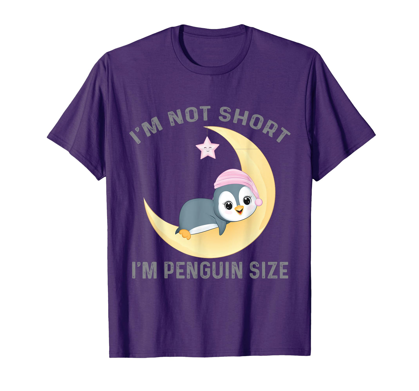 I'm Not Short I'm Penguin Size Cute Penguin Lover T-Shirt
