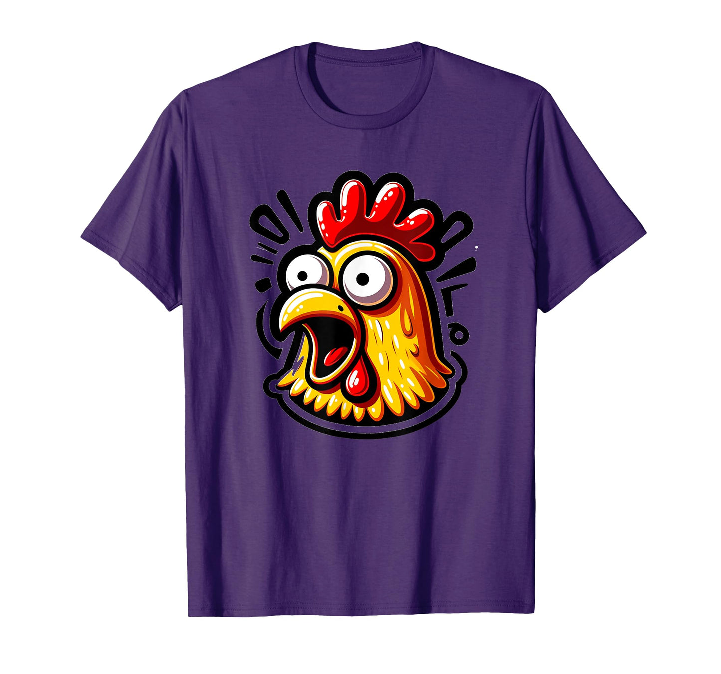 SCREAMING Rubber Chicken Funny Poultry Rooster Chick T-Shirt