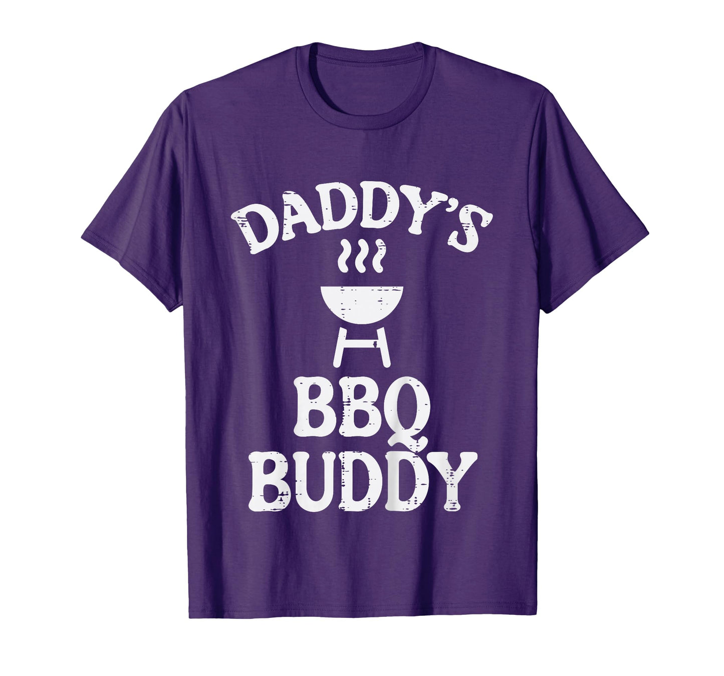 Kids Daddys Bbq Buddy Cute Barbecue Family Match Boys Girls Kids T-Shirt