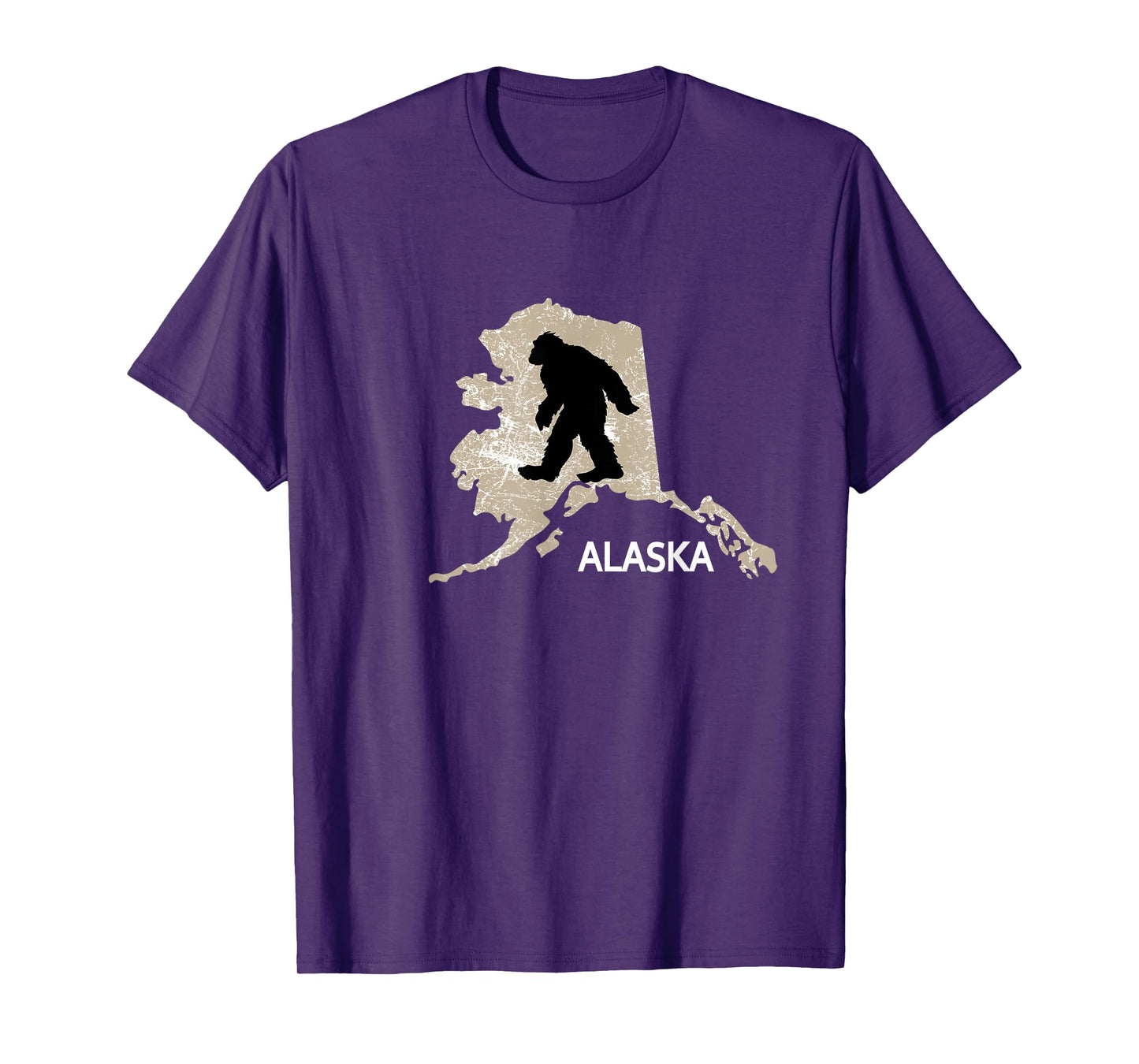 Funny Bigfoot I Believe Loves Alaska AK Sasquatch T-Shirt