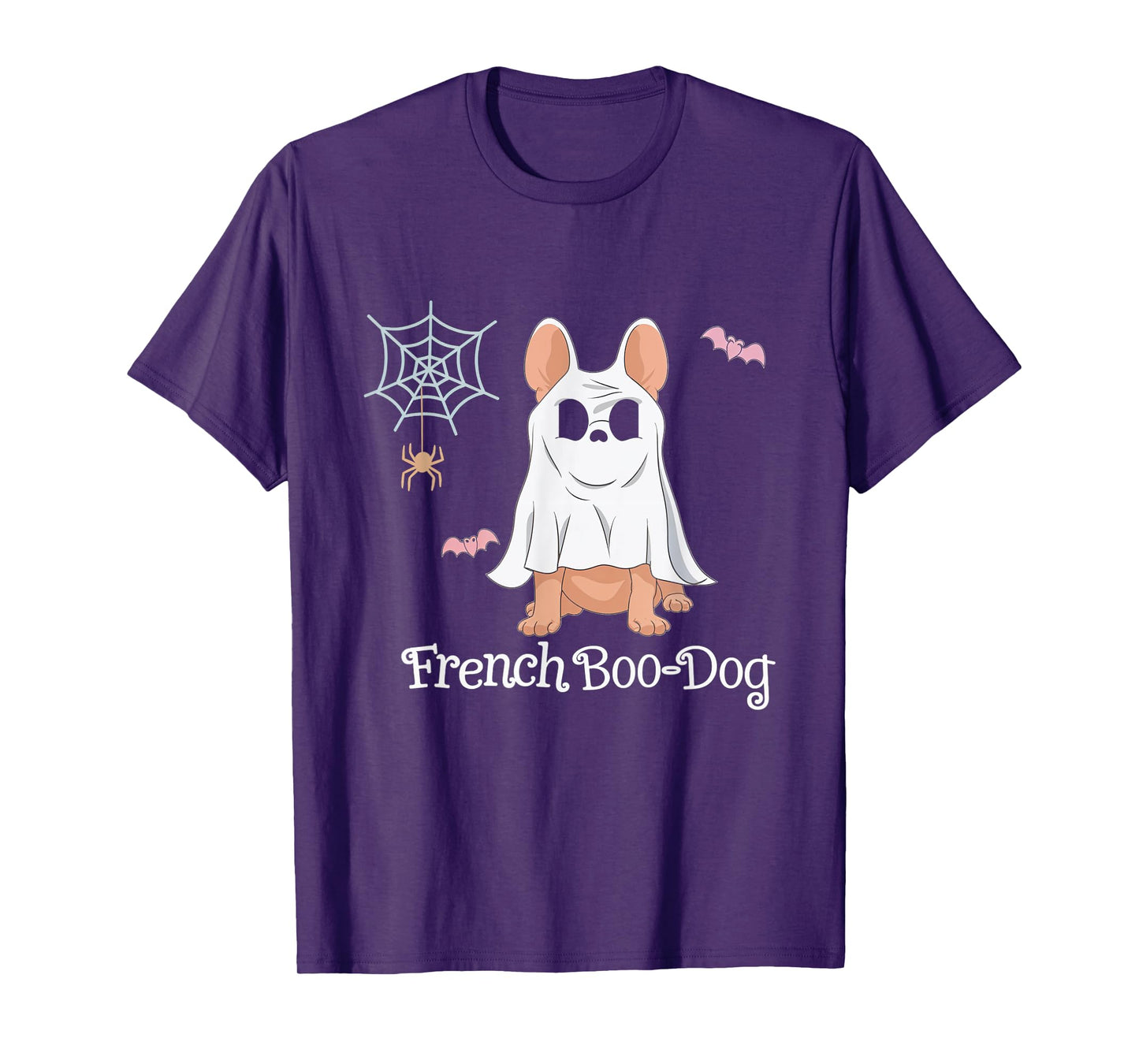 French Boo-Dog Halloween Dog Costume French Bulldog Men Women T-Shirt