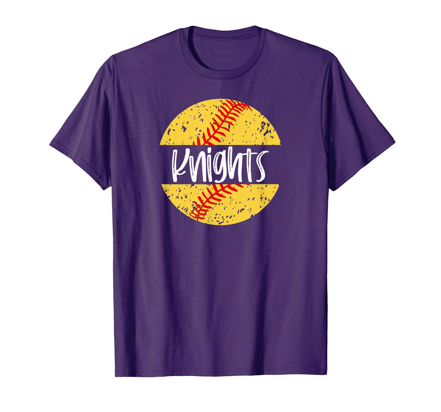 Knights Softball Team Mascot School Spirit Game Day T-Shirt