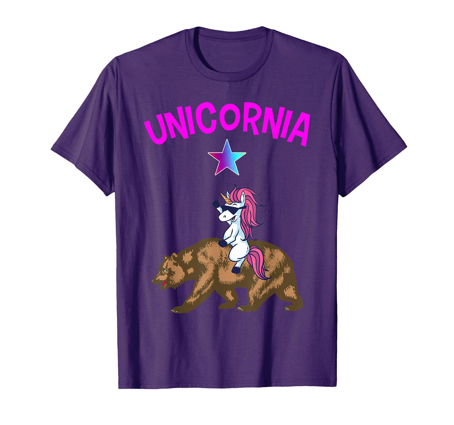 Unicornia Shirt Funny California Unicorn TShirt Gift T-Shirt