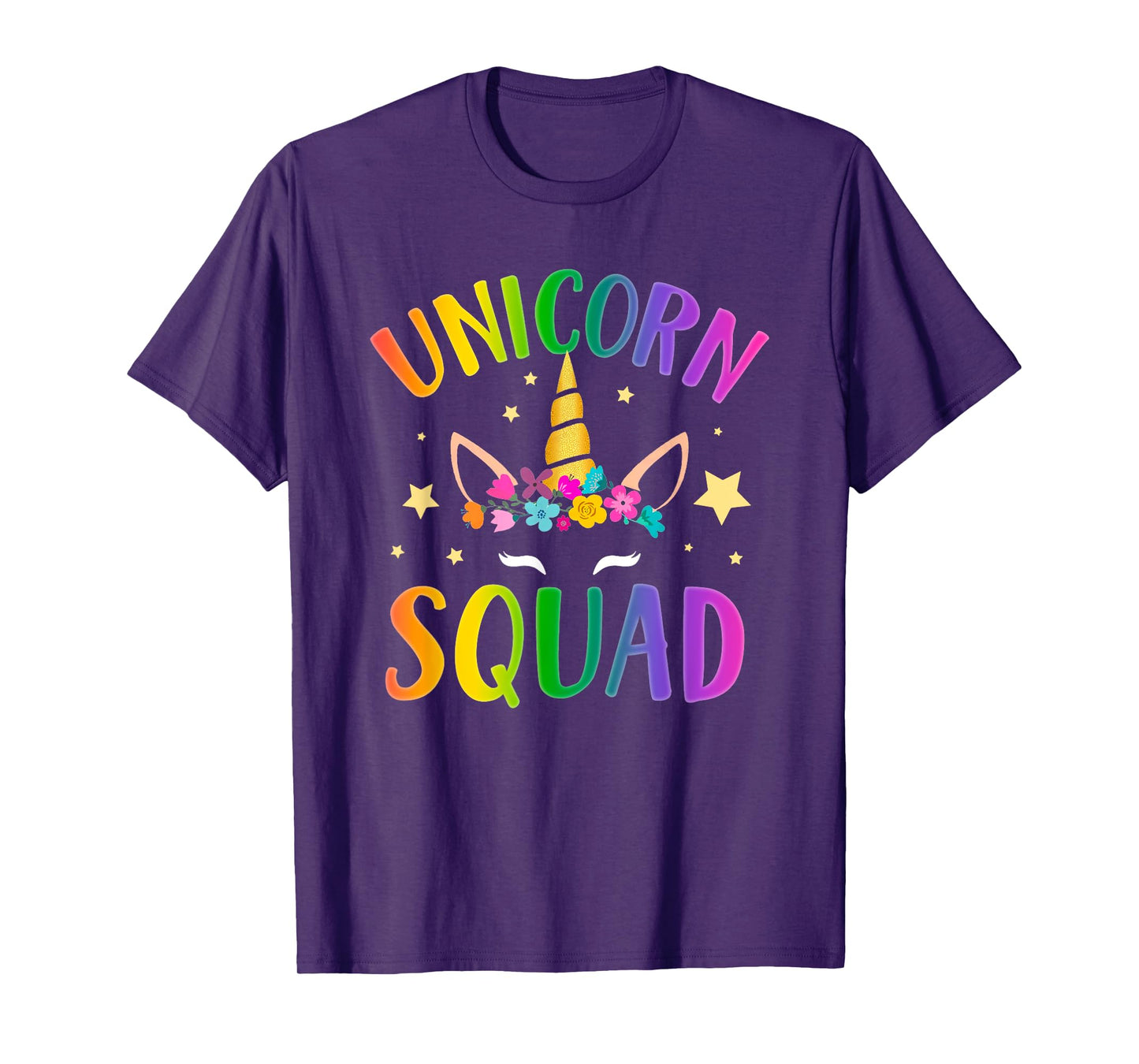 Unicorn Squad Costume Cute Unicorn Lover Gifts Girls Women T-Shirt