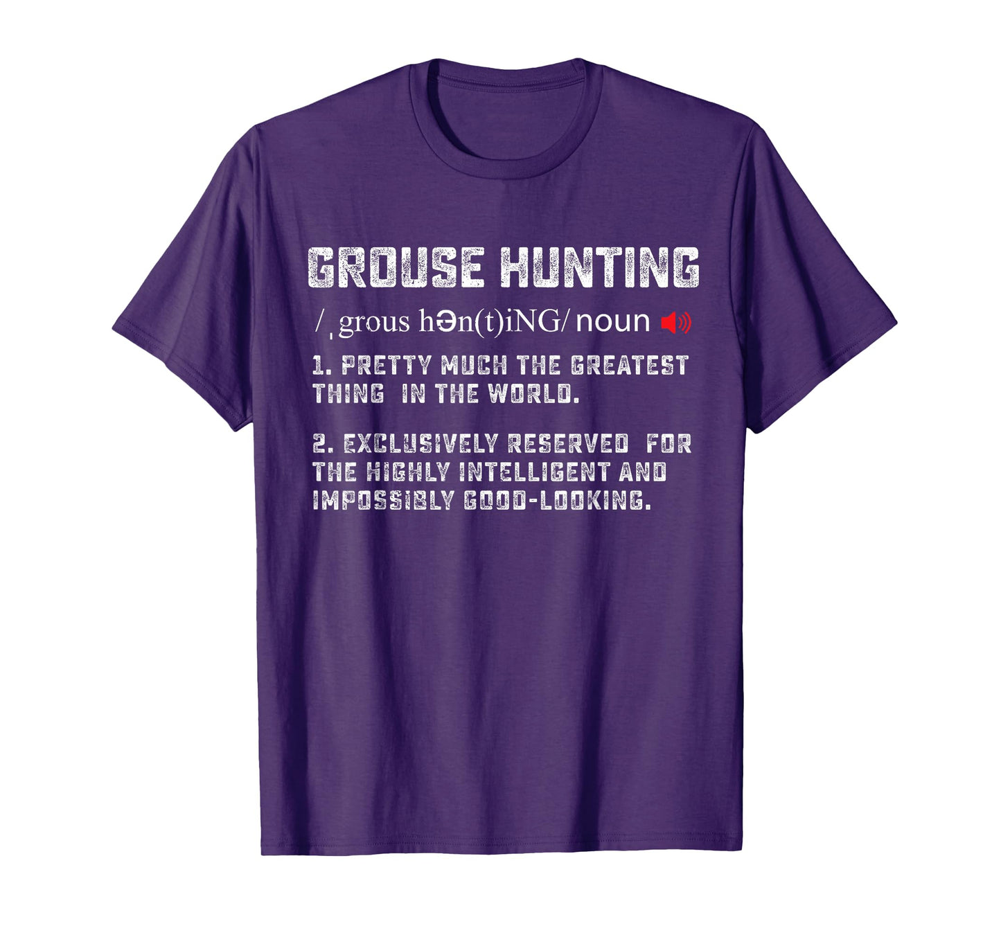Hunting Ruffed Grouse bird- funny definition art Hunter T-Shirt