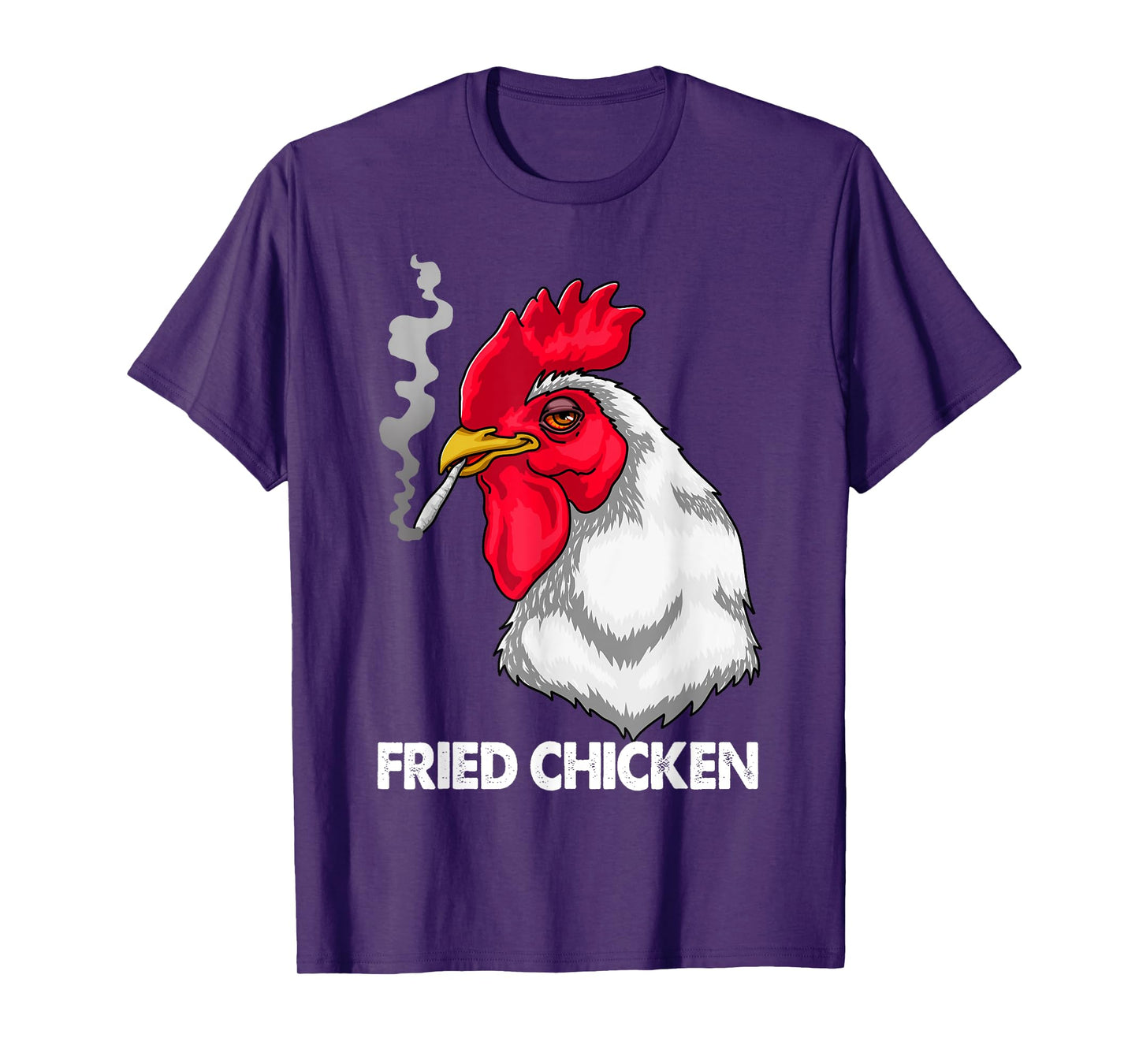 Funny Fried Smoking Chicken Tee Shirt Flock Boss Women T-Shirt