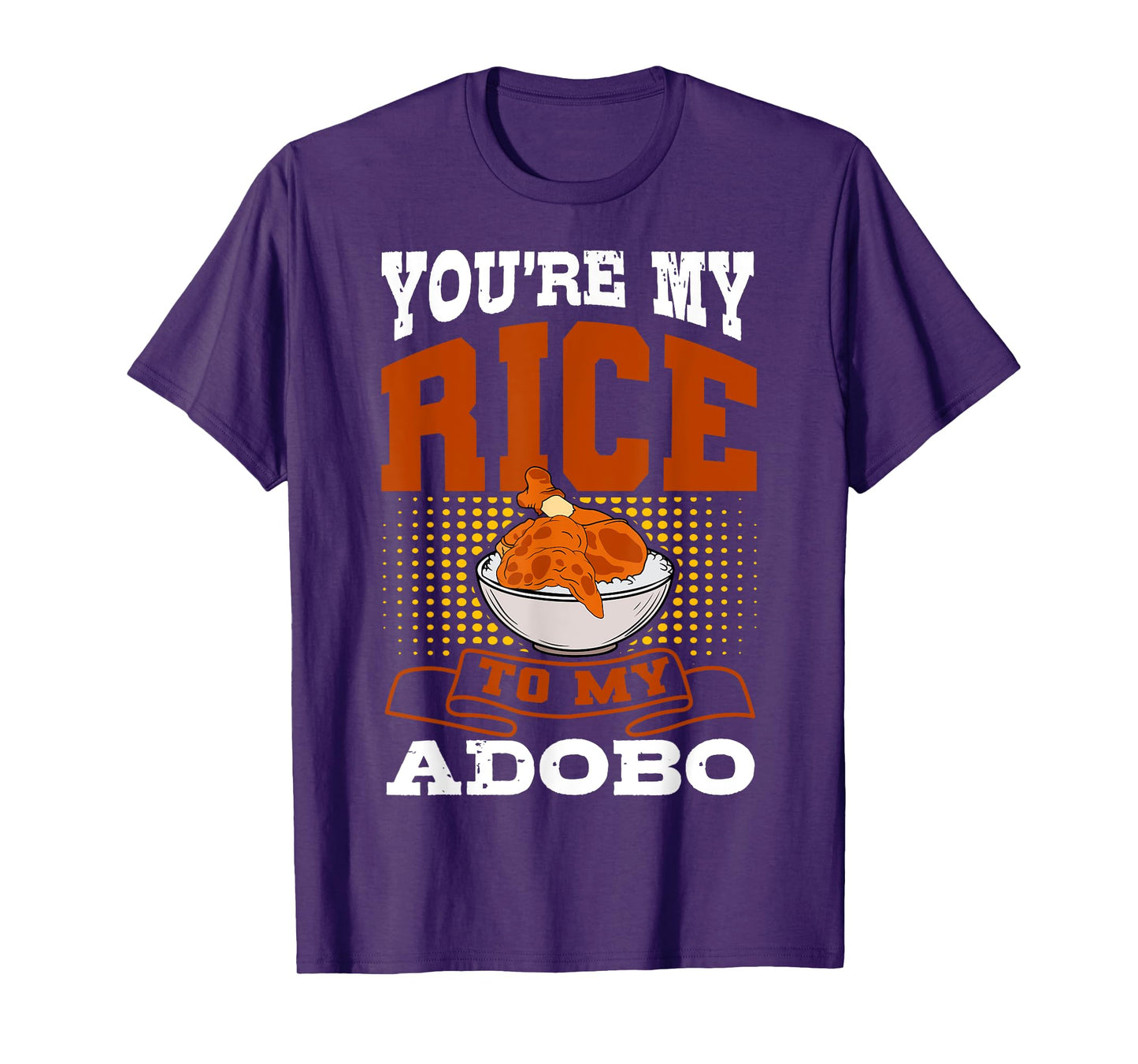 Adobo Chicken Pinoy Rice Cuisine Philippine Flag T-Shirt
