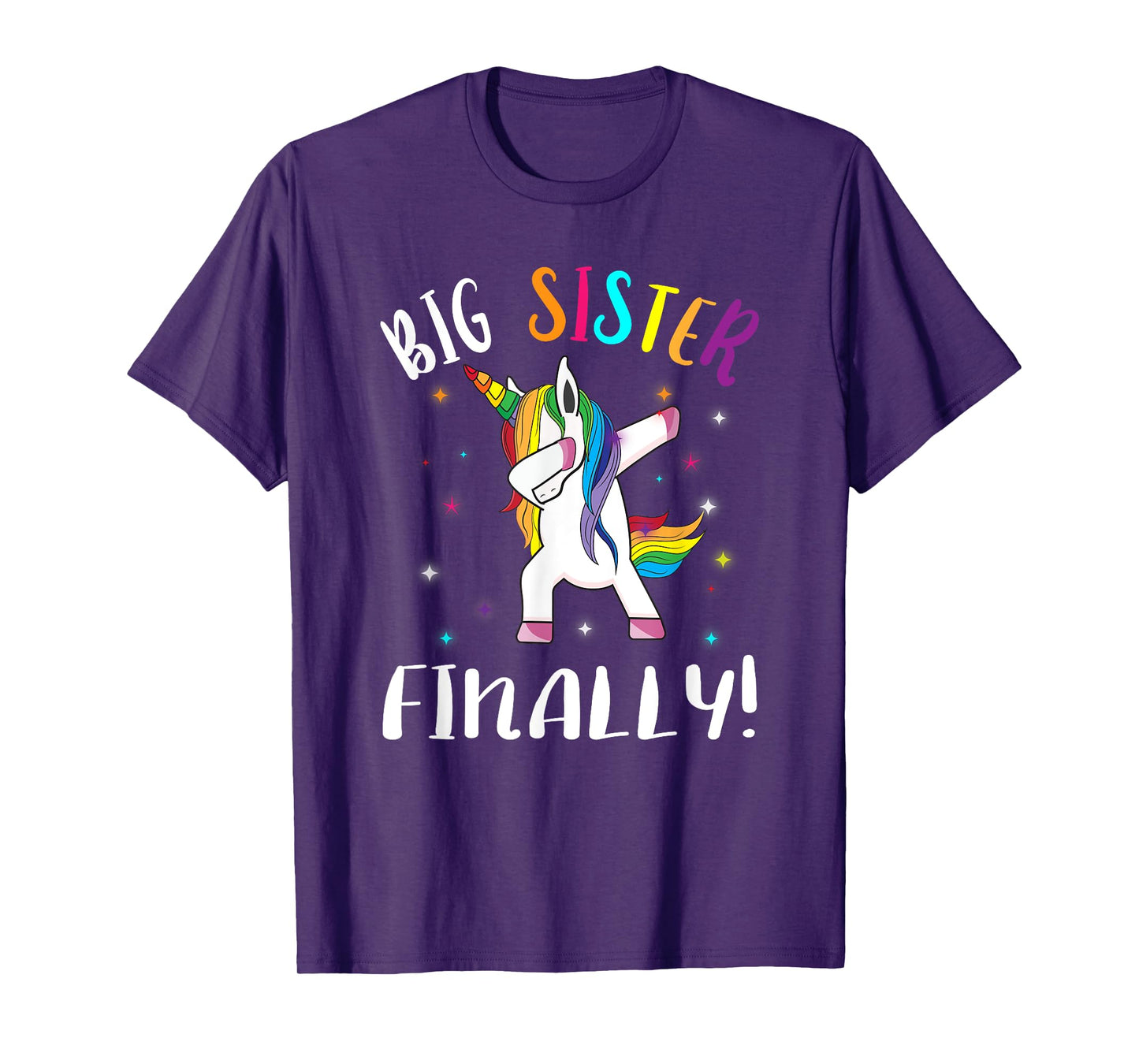 Big Sister Finally Unicorn - Unicorn New Big Sister T-Shirt