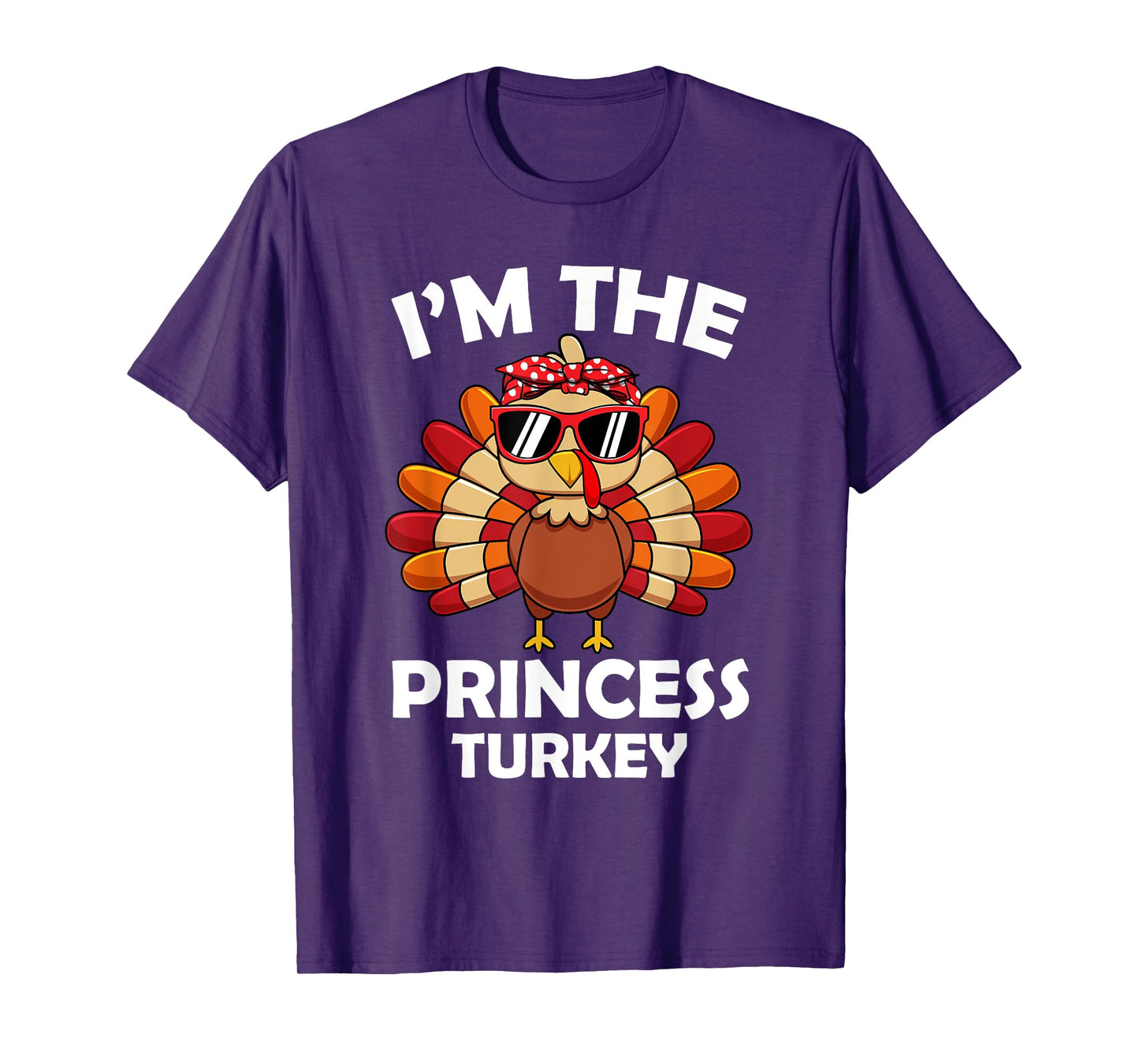 Princess Turkey Family Group Matching Thanksgiving Party T-Shirt