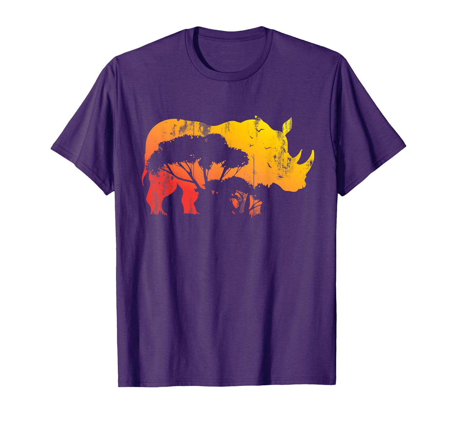 African Safari Animal Rhino T-Shirt