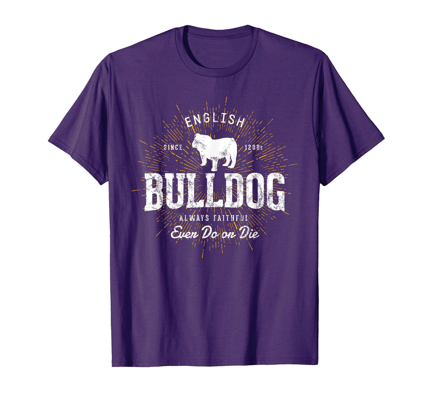 Vintage Style Retro Bulldog Men Women Kids T-Shirt