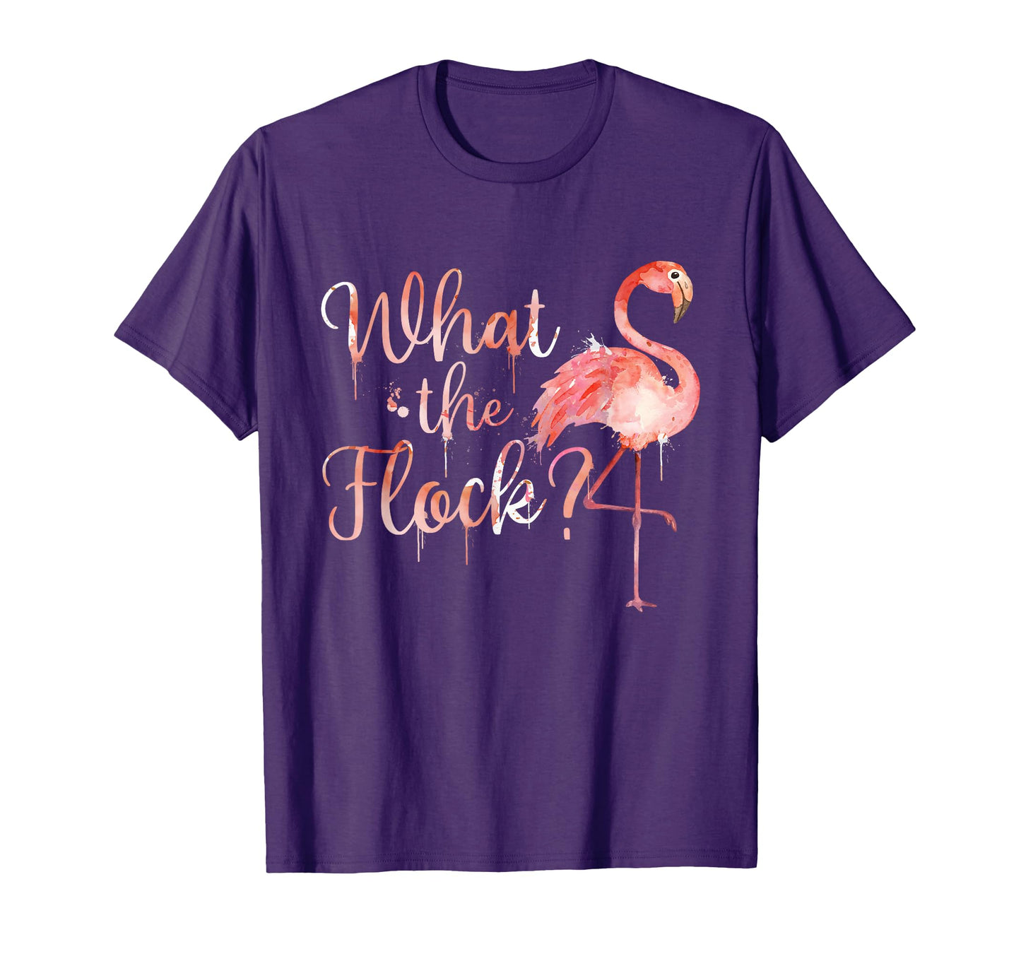 What The Flock - Cute Flamingo Lover Zoo Animal T-Shirt