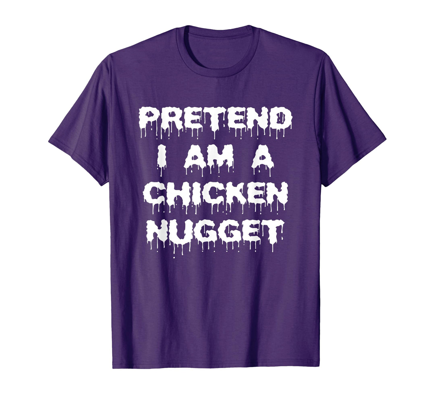 Pretend I'm A Chicken Nugget Kids Simple Halloween Costume T-Shirt