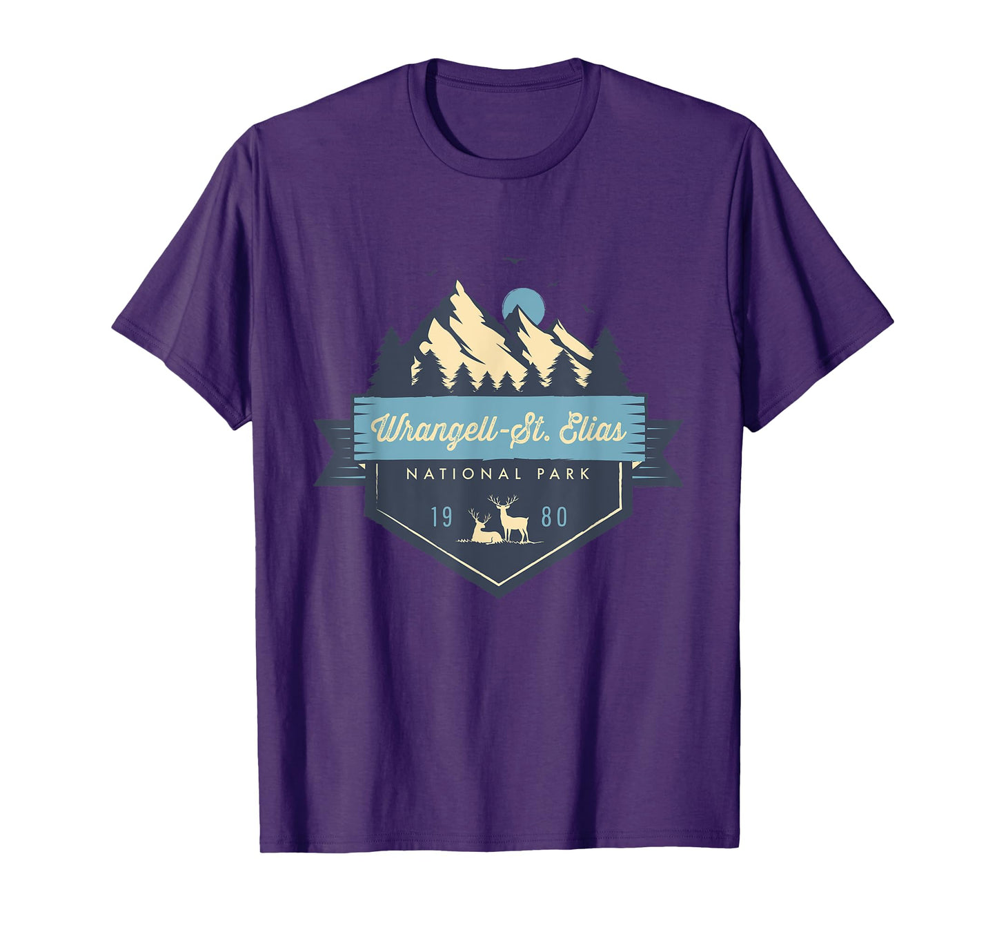 Wrangell St. Elias National Park Cool Vintage Mountain T-Shirt