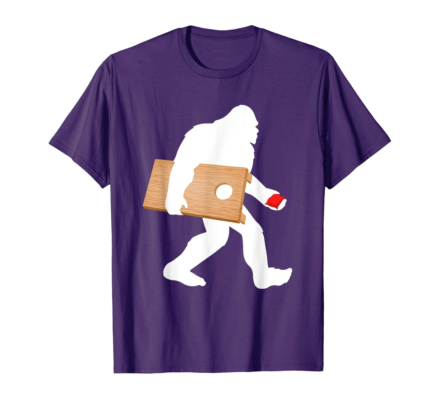 Funny Cornhole Art For Men Women Cornhole Players Lawn Game T-Shirt