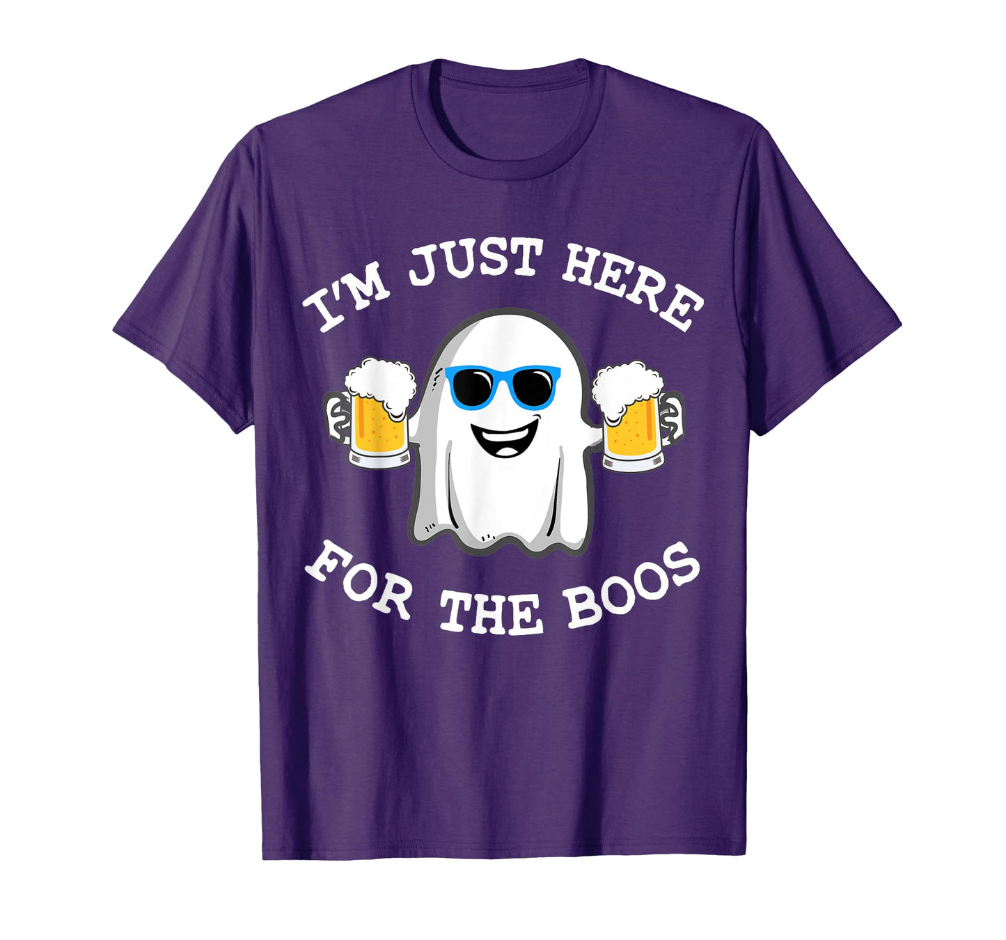 Funny Halloween I'm just here for the boos costume gift T-Shirt