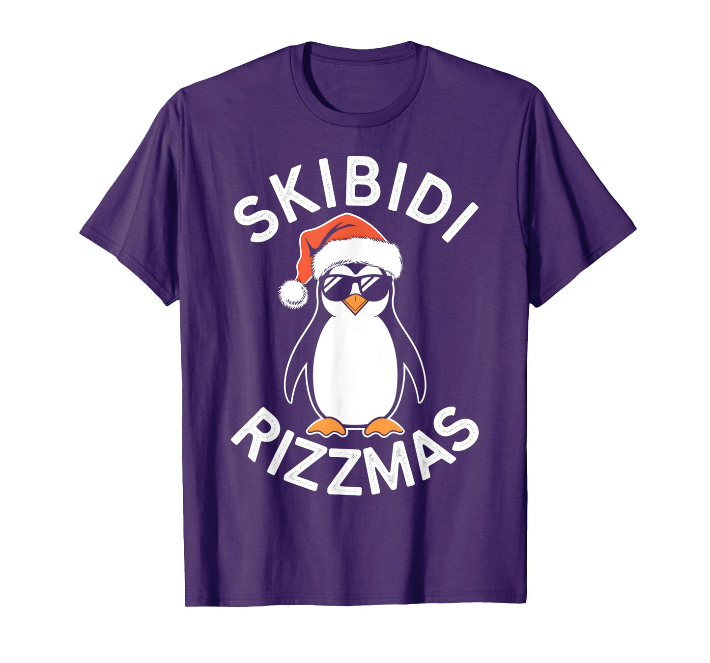 Skibidi Rizzmas Funny Christmas Christmas Season Penguin T-Shirt