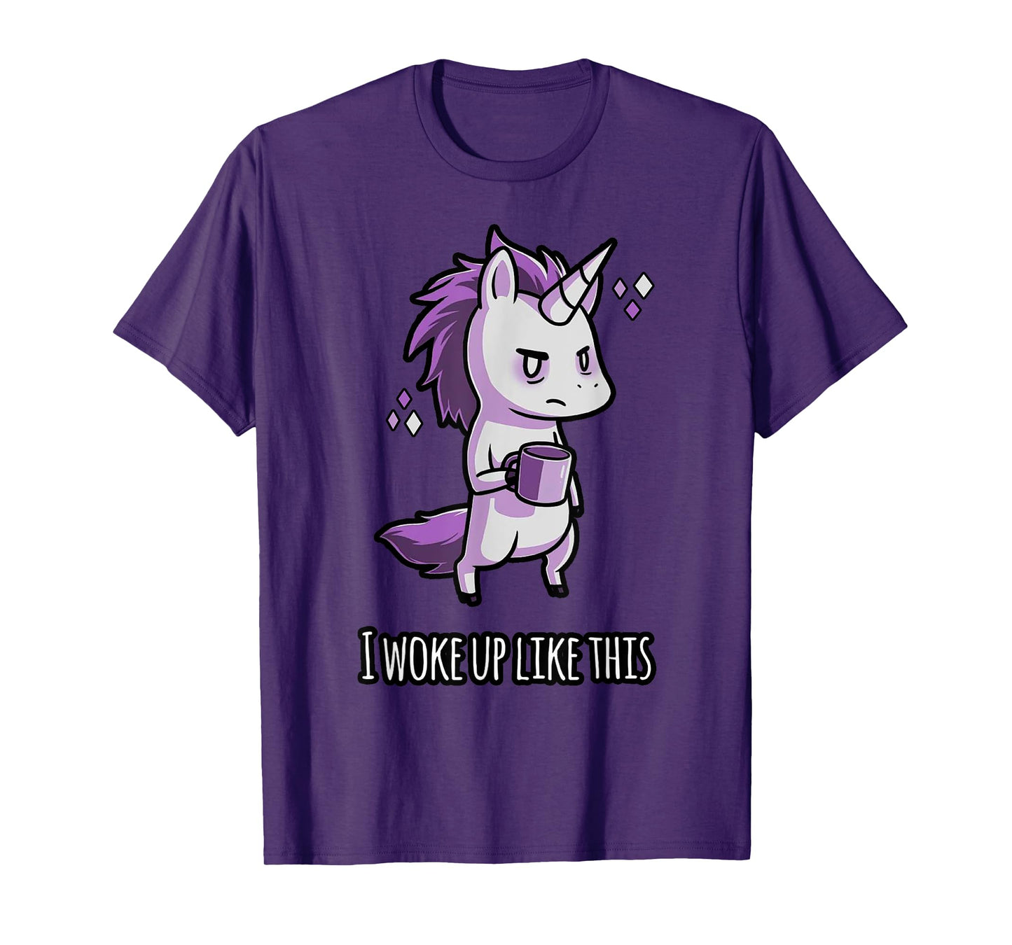I woke up Like this Unicorn Coffee T-Shirt T-Shirt